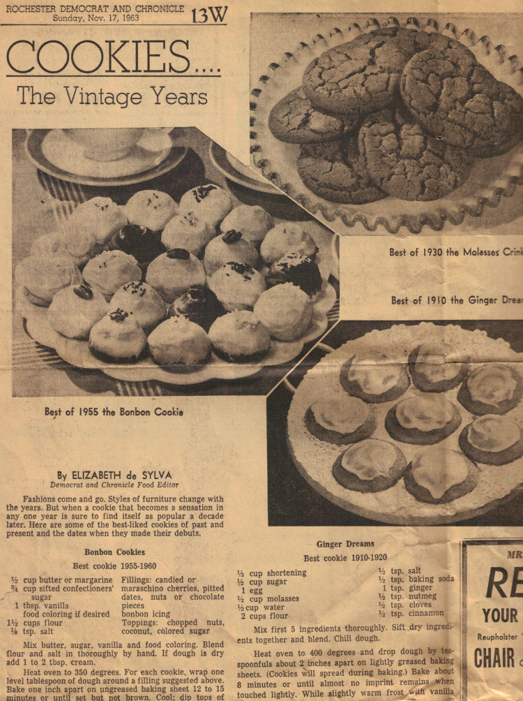 Cookies…The Vintage Years « RecipeCurio.com