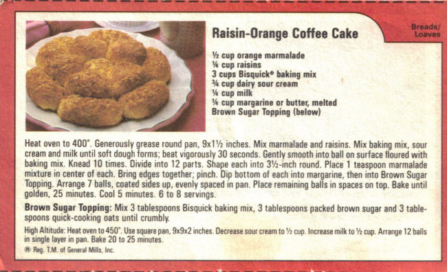 Bisquick Coffee Cake Recipe