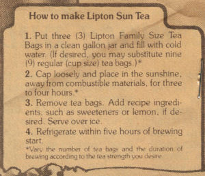 tea sun recipe make lipton recipecurio clipping