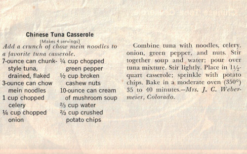Recipes tuna casserole