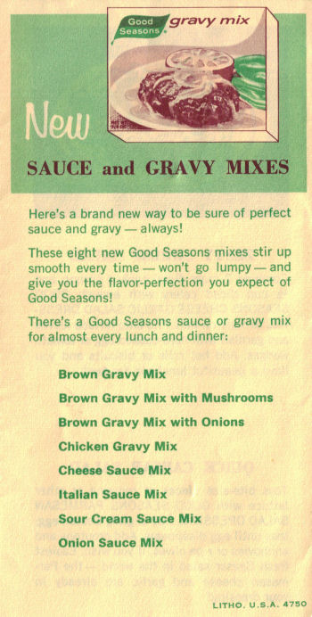 Good seasons dressing recipes