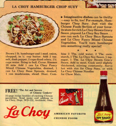 la choy chop suey recipe