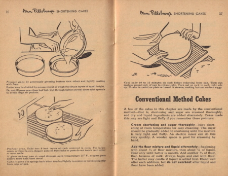 Page 16 & 17 - This is the Easy Way to Make a Quick-Mix Shortening Cake - Click To View Large