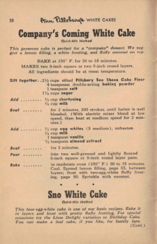 Page 18 - Company's Coming White Cake - Click To View Large