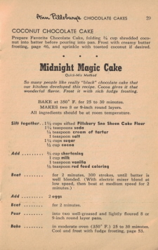 Page 29 - Midnight Magic Cake Recipe - Click To View Larger