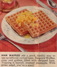 Ham Waffles - Betty Crocker 1959