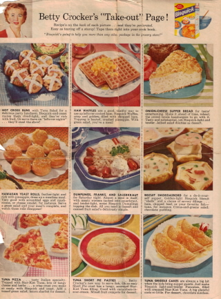 Betty Crocker's Take-Out Recipes - 1959 - Click To View Larger