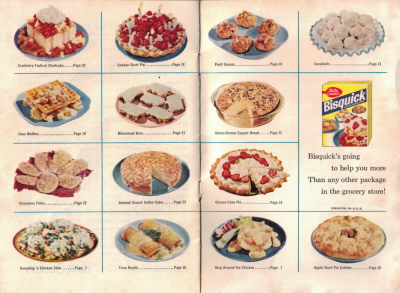 Pages 26 & 27 - Betty Crocker's Bisquick Party Book - Click To View Larger