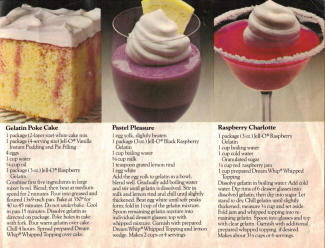 Bright, Beautiful Desserts Made Easy - Jell-0 Recipes - Click To View Larger