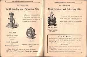 Antique Coffee Grinders - Illustrations in The Enterprising Housekeeper Book - Click To View Larger