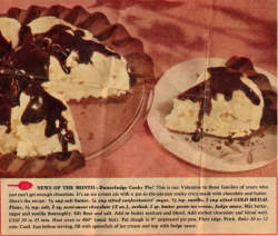 Butterfudge Cooky Pie Betty Crocker Clipping - Click To View Larger
