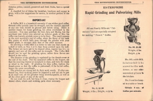 Coffee Grinder Instructions & Vintage Illustrations - Click To View Larger