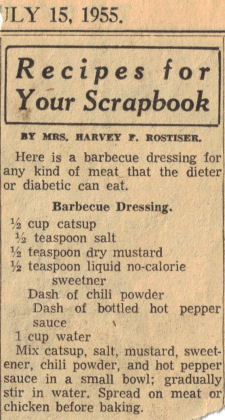 Barbecue Dressing Vintage Recipe
