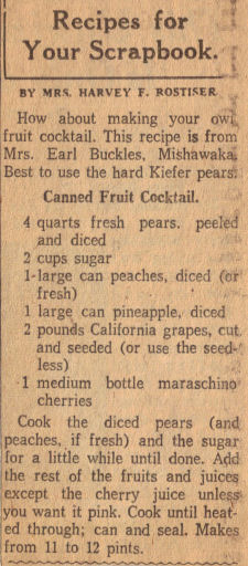 Canned Fruit Cocktail Recipe