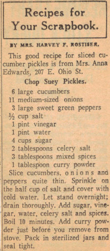 Vintage Chop Suey Pickles