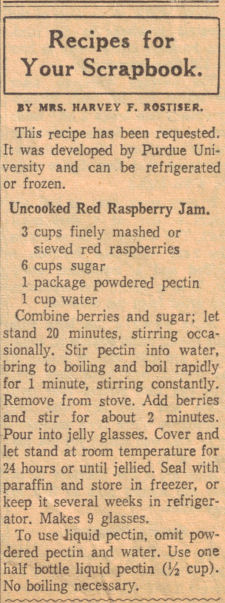 Uncooked Red Raspberry Jam Recipe