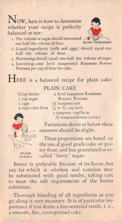 Page Two - Cake: Good..Better...Best Vintage Pamphlet