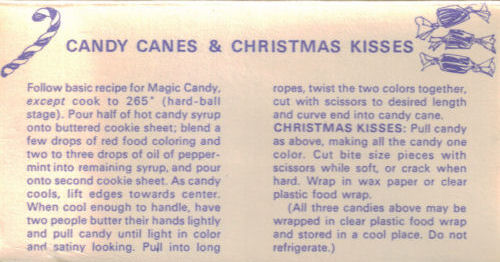 Candy Canes & Christmas Kisses Recipes