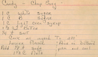 Chop Suey Candy Recipe - Click To View Larger