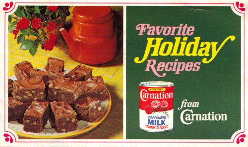 Favorite Holiday Recipes Folder By Carnation