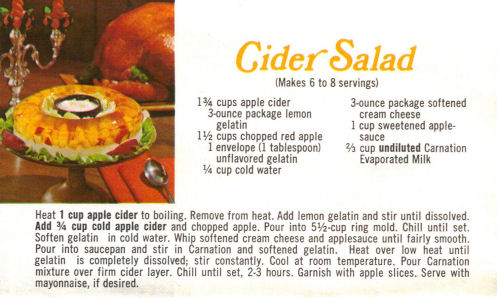 Cider Salad Recipe