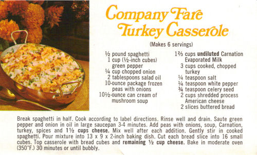 Company Fare Turkey Casserole Recipe