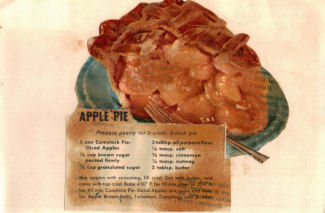 Apple Pie Recipe Clipping - Click To View Larger