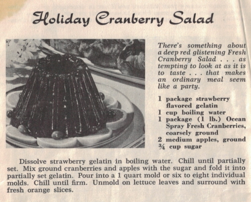 Holiday Cranberry Salad Recipe