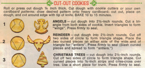 Cut Out Cookies Instructions