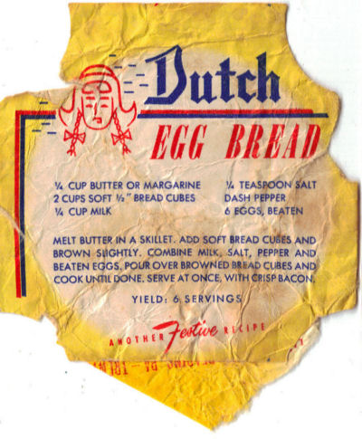 Dutch Egg Bread Recipe Clipping