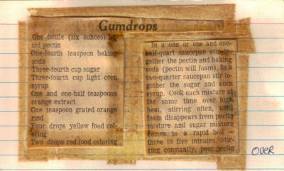 Gumdrops Recipe - Click To View Larger