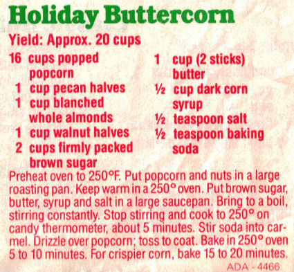 Holiday Buttercorn Recipe