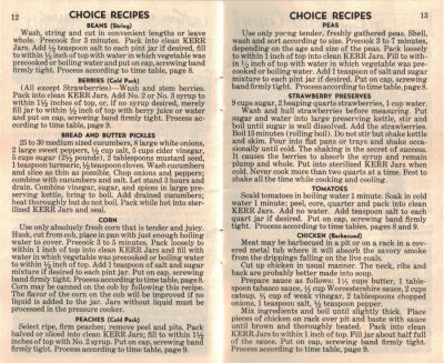 Canning Recipes - Vintage Home Canning Guide - Click To View Larger