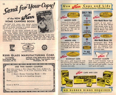 Vintage Home Canning Guide - Click To View Larger