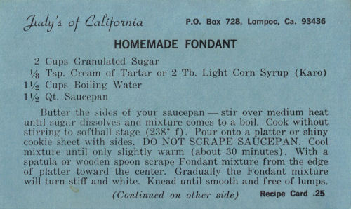 basic fondant recipe