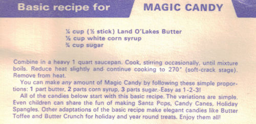 Magic Candy Recipe
