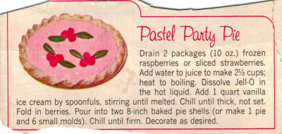 Pastel Party Pie Recipe