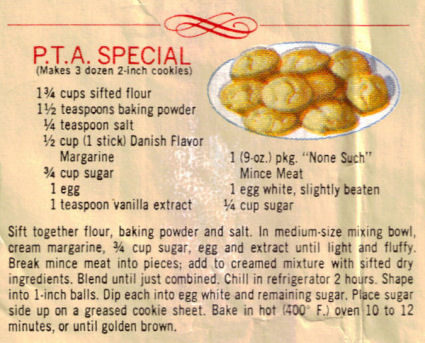 P.T.A. Special Cookies Recipe