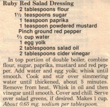 Ruby Red Salad Dressing Recipe