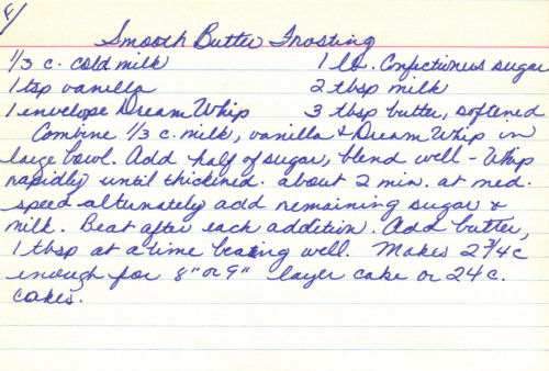 Smooth Butter Frosting Recipe