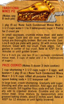 Traditional Mince Pie & Prize Cookies: Vintage Recipes