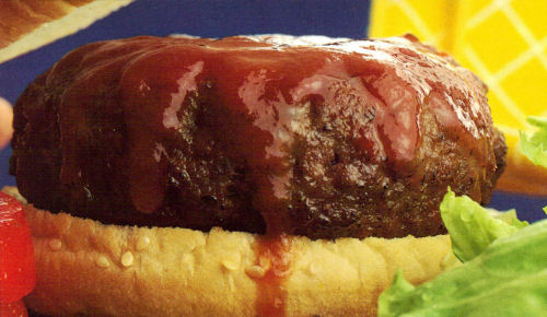Barbecue Burgers Recipe Card