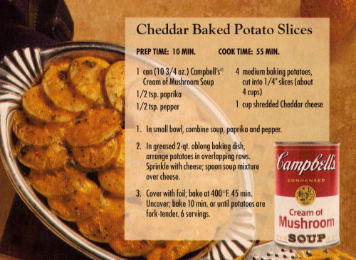 Cheddar Baked Potato Slices Recipe