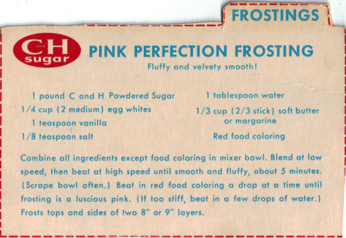 Pink Perfection Frosting Recipe