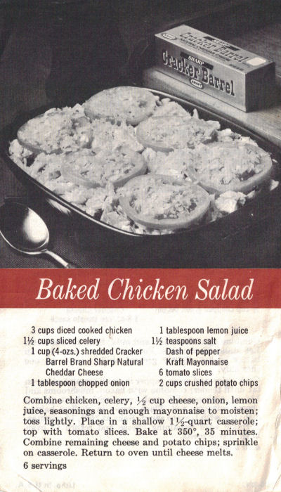 Recipe For Baked Chicken Salad