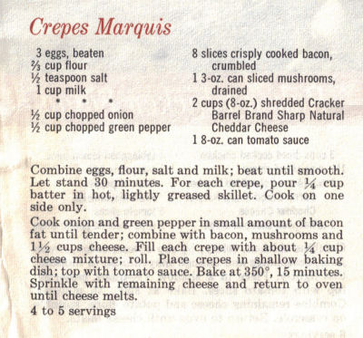 Recipe For Crepes Marquis