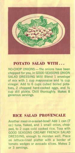 Potato Salad & Rice Salad Provencale