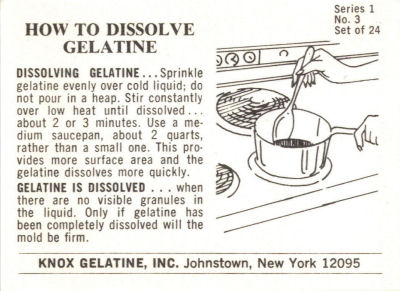 How To Dissolve Gelatine Promo Card