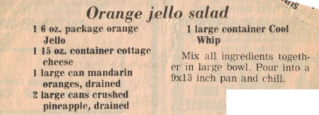 Recipe For Orange Jello Salad