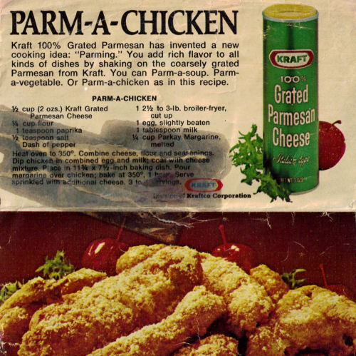 Recipe Clipping For Parm-A-Chicken